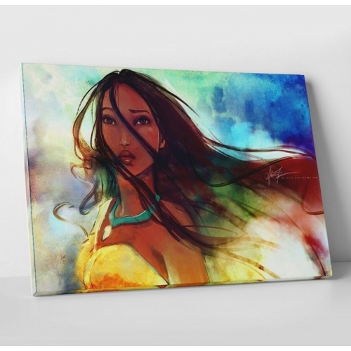 Pocahontas Watercolor  - SWEET MURALE