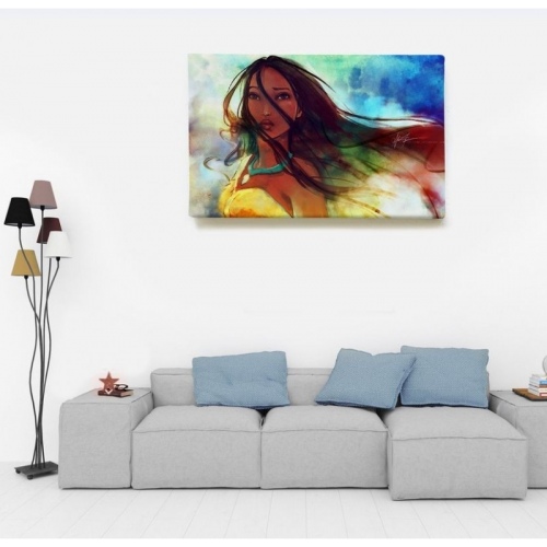 Pocahontas Watercolor  - SWEET MURALE