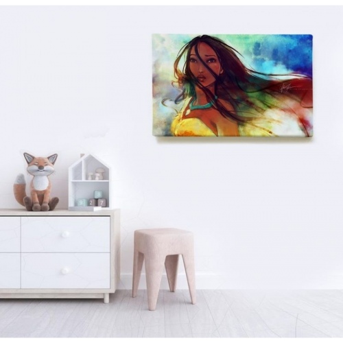 Pocahontas Watercolor  - SWEET MURALE