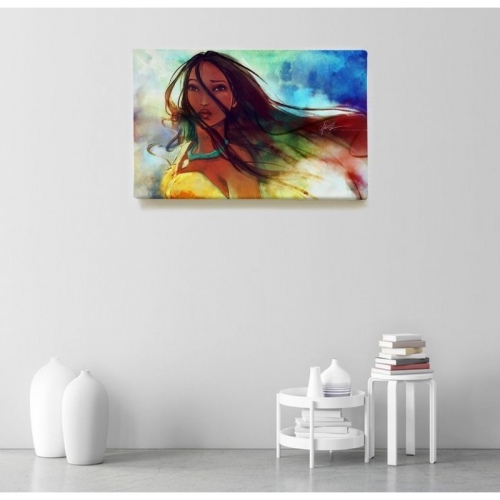 Pocahontas Watercolor  - SWEET MURALE