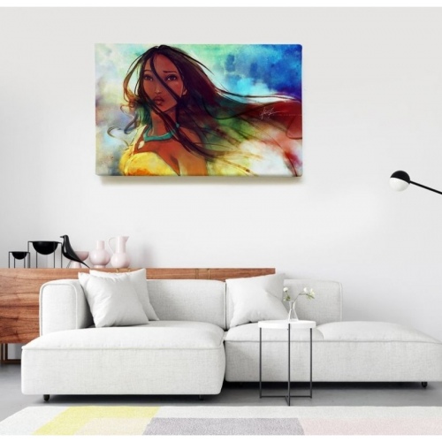 Pocahontas Watercolor  - SWEET MURALE