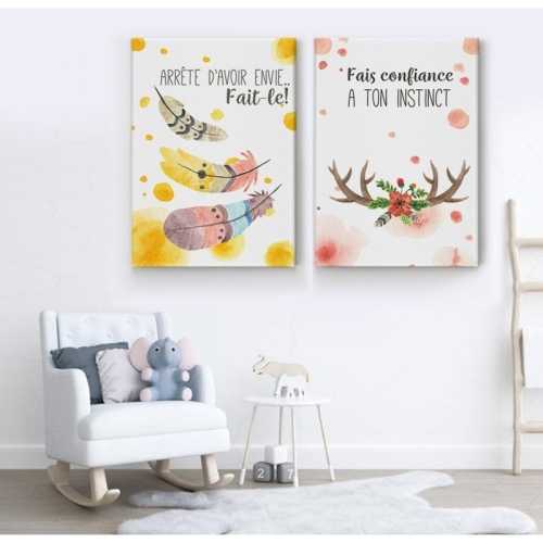 2 sets Stop wanting to do it Yellow Red -  Home - SWEET MURALE