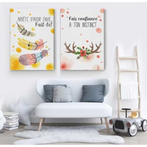 2 sets Stop wanting to do it Yellow Red -  Home - SWEET MURALE