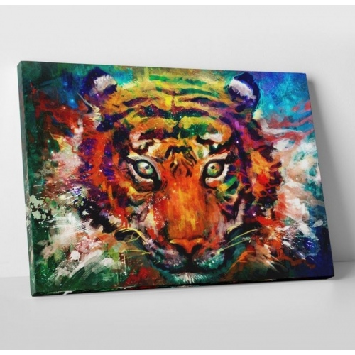 Colorful tiger  - SWEET MURALE
