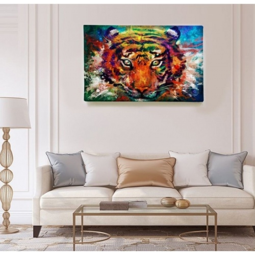 Colorful tiger  - SWEET MURALE