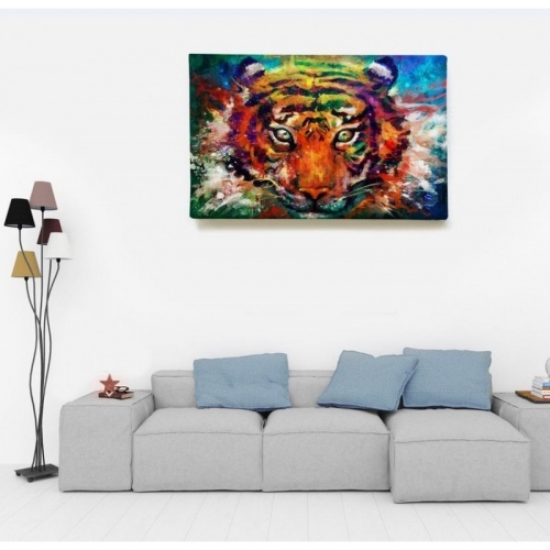 Colorful tiger  - SWEET MURALE