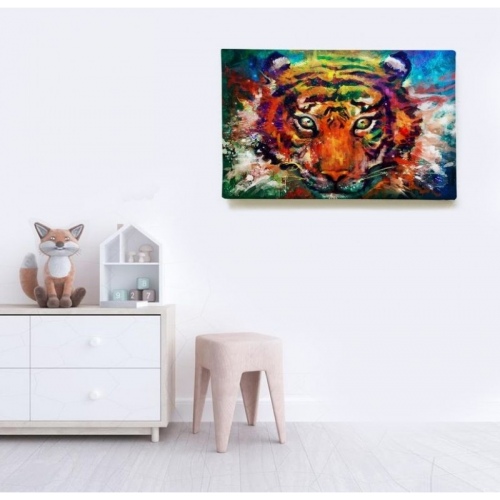 Colorful tiger  - SWEET MURALE