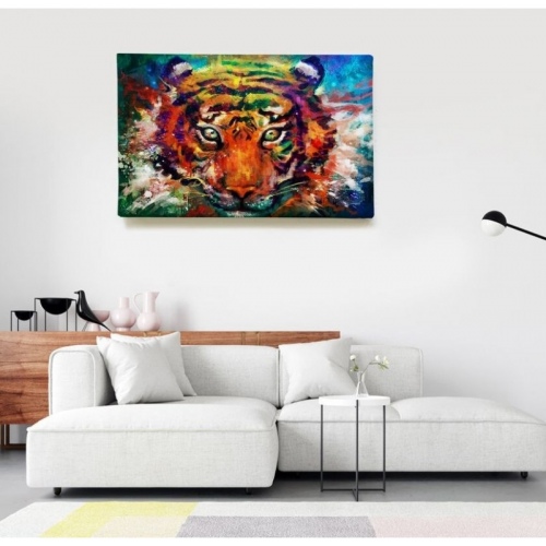 Colorful tiger  - SWEET MURALE