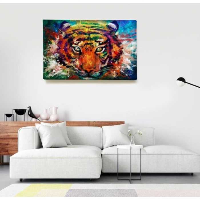 Colorful tiger  - SWEET MURALE