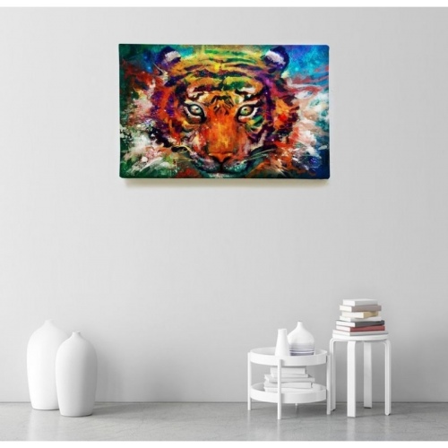 Colorful tiger  - SWEET MURALE