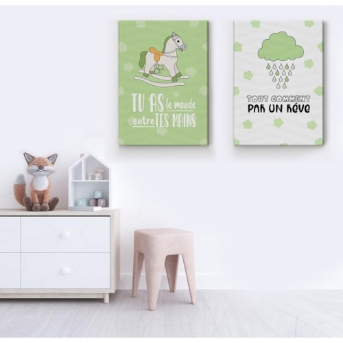 2 sets It all starts with a dream -  Home - SWEET MURALE