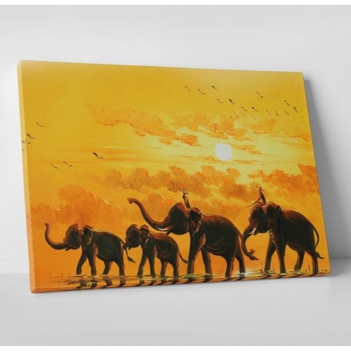 Troupe d'éléphants  - SWEET MURALE