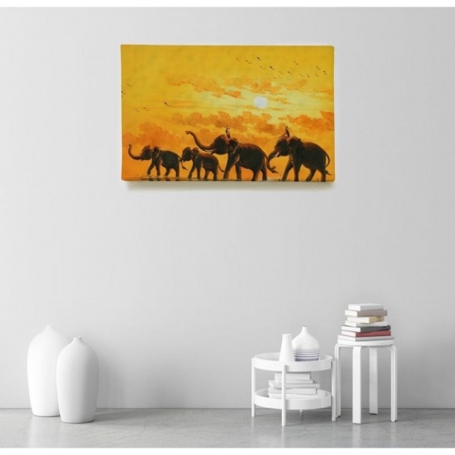 Troop of elephants  - SWEET MURALE