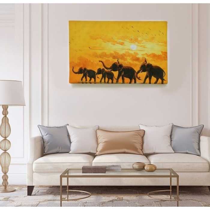 Troupe d'éléphants  - SWEET MURALE