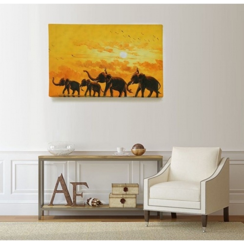 Troupe d'éléphants  - SWEET MURALE