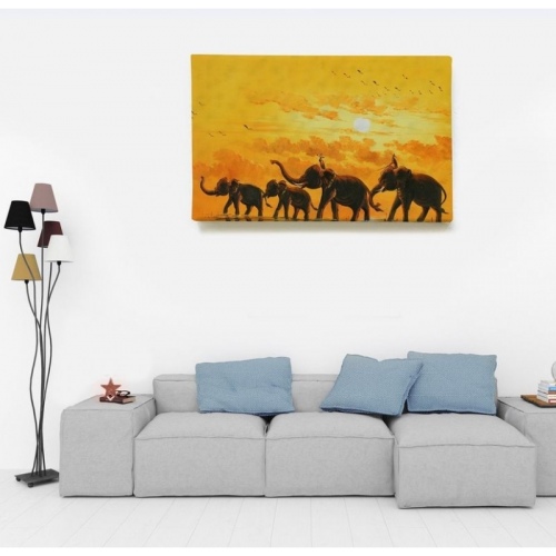 Troupe d'éléphants  - SWEET MURALE