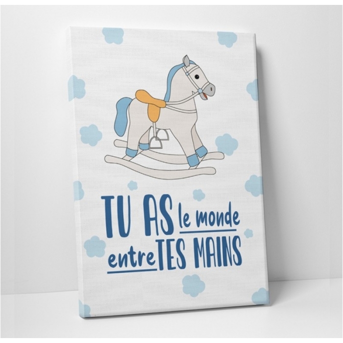 You have the world in your blue hands -  Illustrations - SWEET MURALE