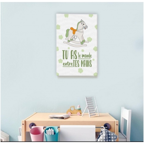 You have the world in your green hands -  Illustrations - SWEET MURALE