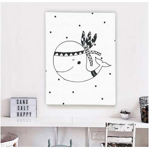 Whale Sketch -  Illustrations - SWEET MURALE