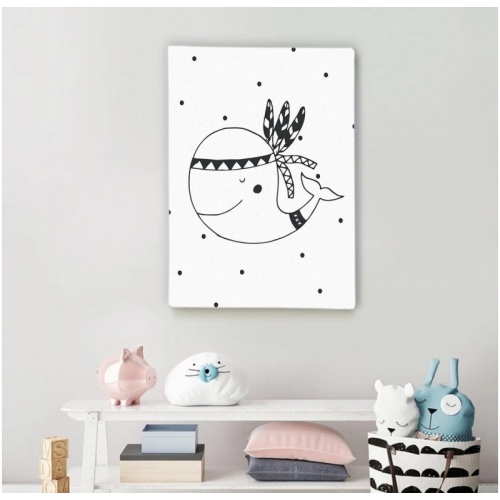 Whale Sketch -  Illustrations - SWEET MURALE