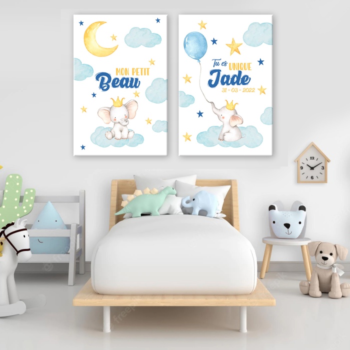 2 Elephant sets -  Home - SWEET MURALE
