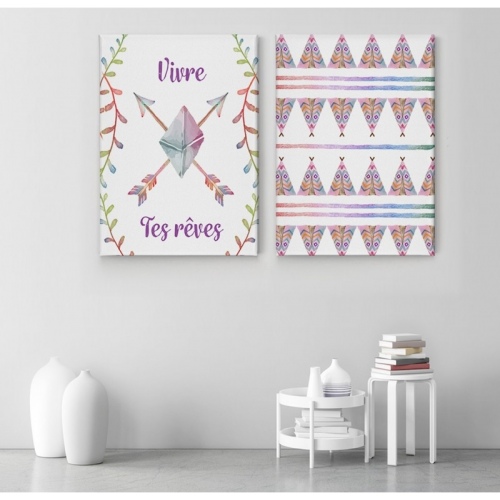 2 sets Living your dreams -  Home - SWEET MURALE