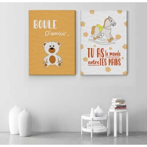 2 sets Yellow love ball -  Home - SWEET MURALE