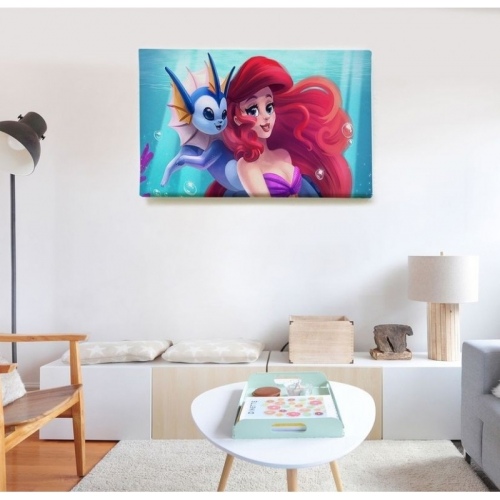 Arielle La petite sirène et son ami  - SWEET MURALE