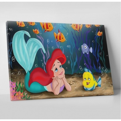 Arielle La petite sirène sous l'eau  - SWEET MURALE