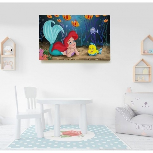 Arielle La petite sirène sous l'eau  - SWEET MURALE