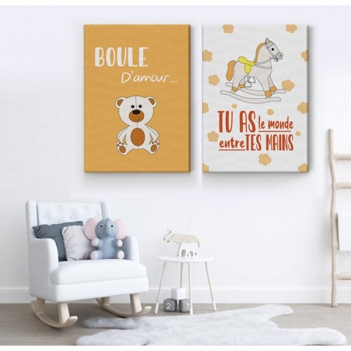 2 sets Yellow love ball -  Home - SWEET MURALE