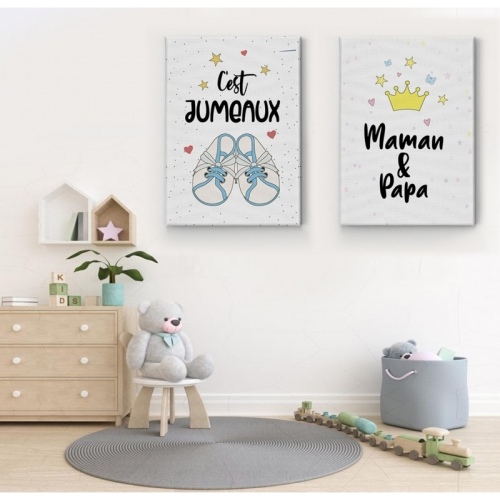 2 sets It’s Jumeaux -  Home - SWEET MURALE