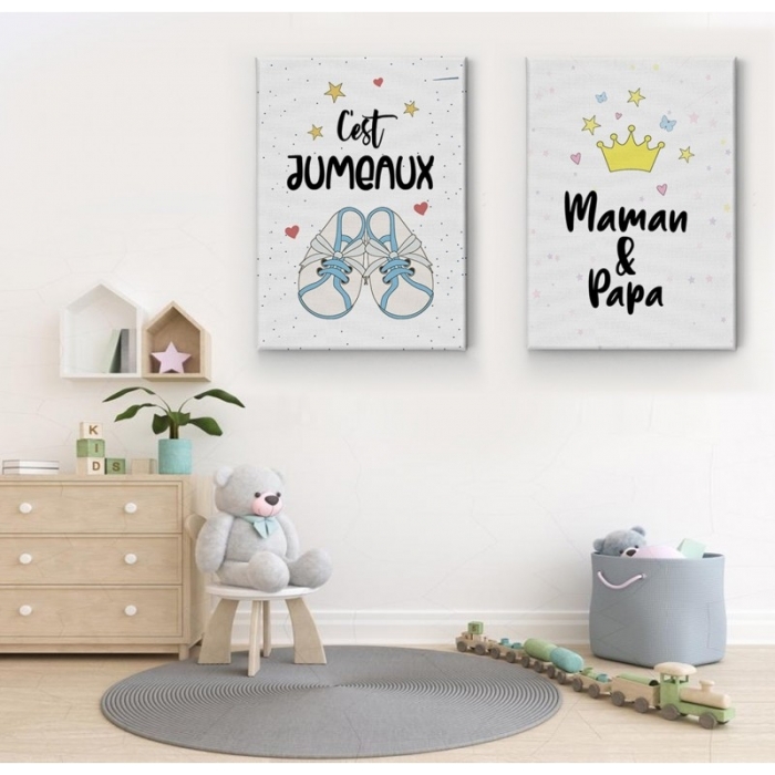 2 sets It’s Jumeaux -  Home - SWEET MURALE