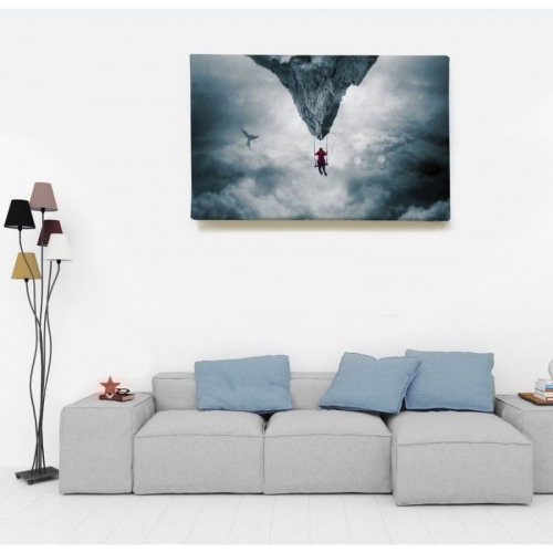 Balancoire dans le vide  - SWEET MURALE