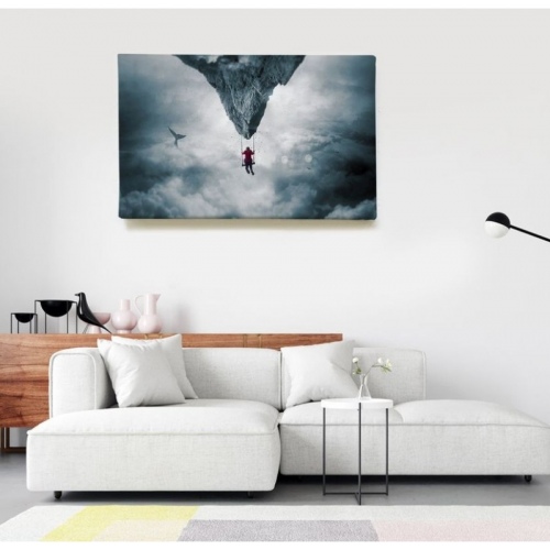 Balancoire dans le vide  - SWEET MURALE