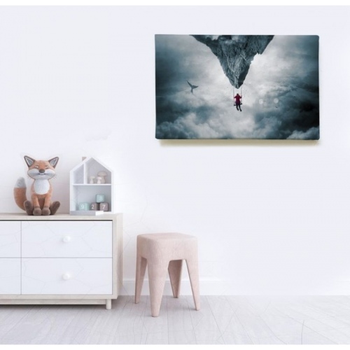 Balancoire dans le vide  - SWEET MURALE