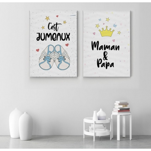 2 sets It’s Jumeaux -  Home - SWEET MURALE