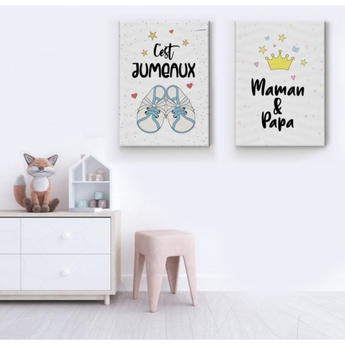 2 sets It’s Jumeaux -  Home - SWEET MURALE