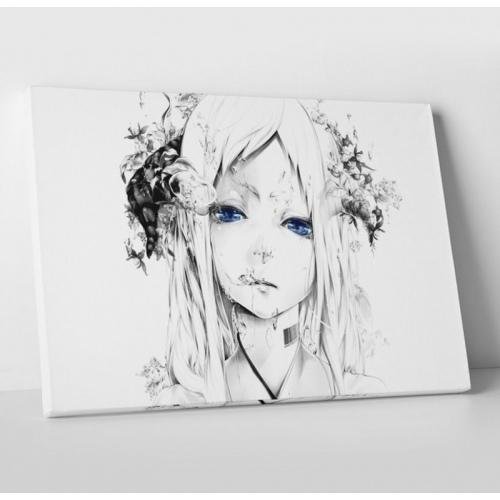 Blue eyes Sketch  - SWEET MURALE