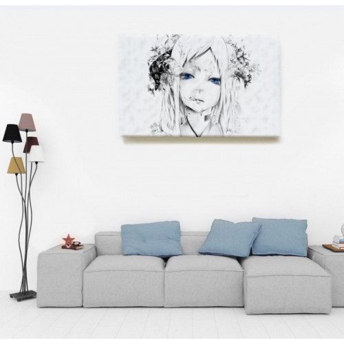 Blue eyes Sketch  - SWEET MURALE