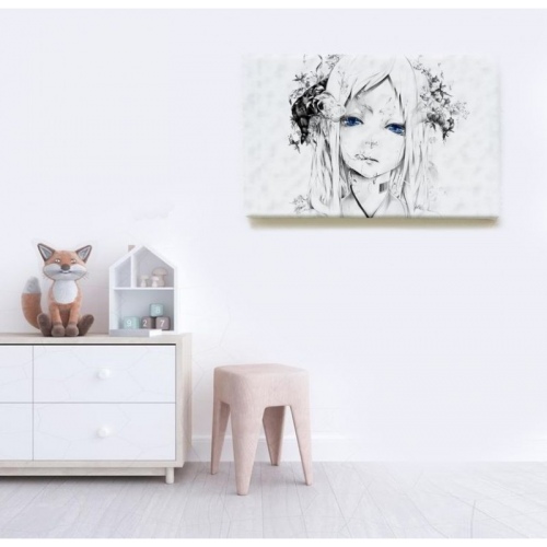 Blue eyes Sketch  - SWEET MURALE