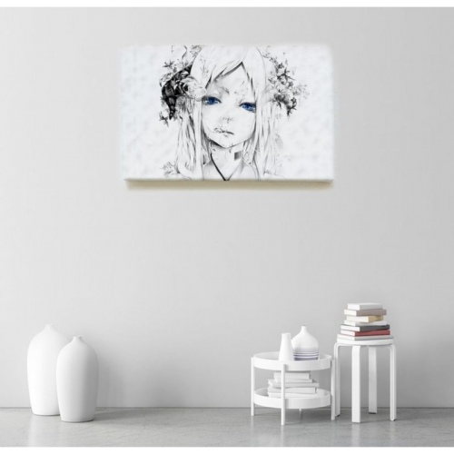 Blue eyes Sketch  - SWEET MURALE