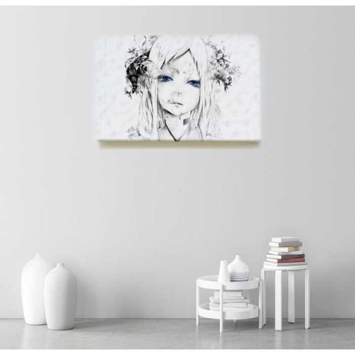 Blue eyes Sketch  - SWEET MURALE