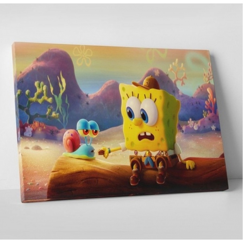 Spongebob and Gary  - SWEET MURALE