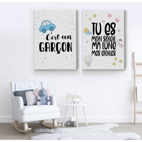 2 sets It's a boy -  Home - SWEET MURALE