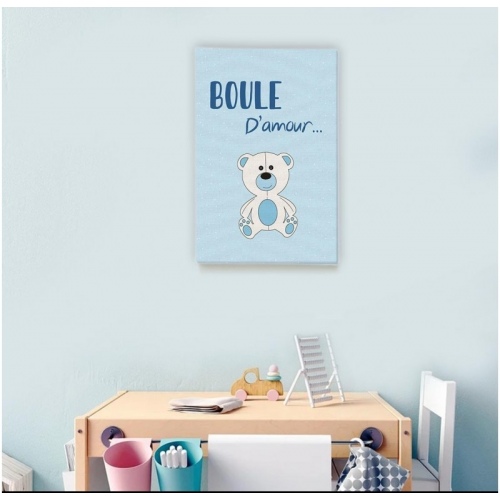 blue love ball -  Illustrations - SWEET MURALE