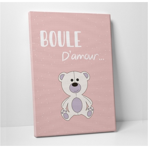 Love ball Pink background -  Illustrations - SWEET MURALE