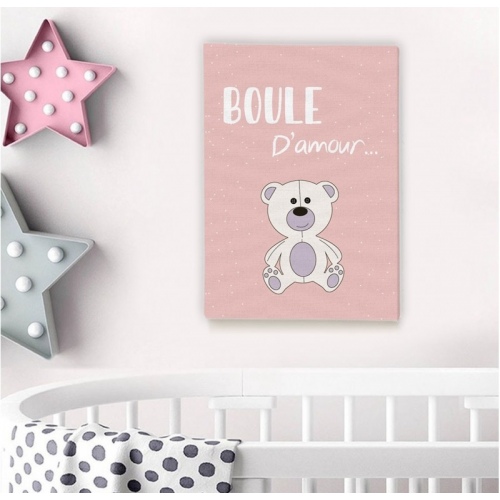 Love ball Pink background -  Illustrations - SWEET MURALE