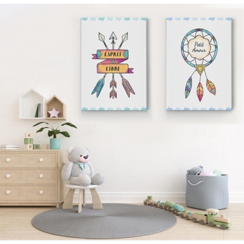 2 sets of Esprit Libre Petit Amour -  Home - SWEET MURALE