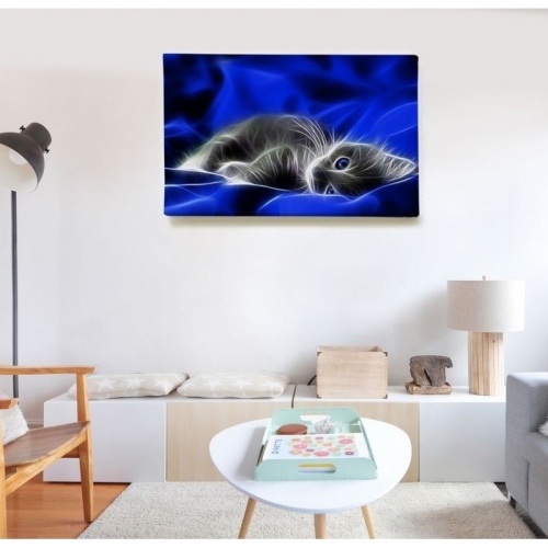 Chaton dans la soie  - SWEET MURALE